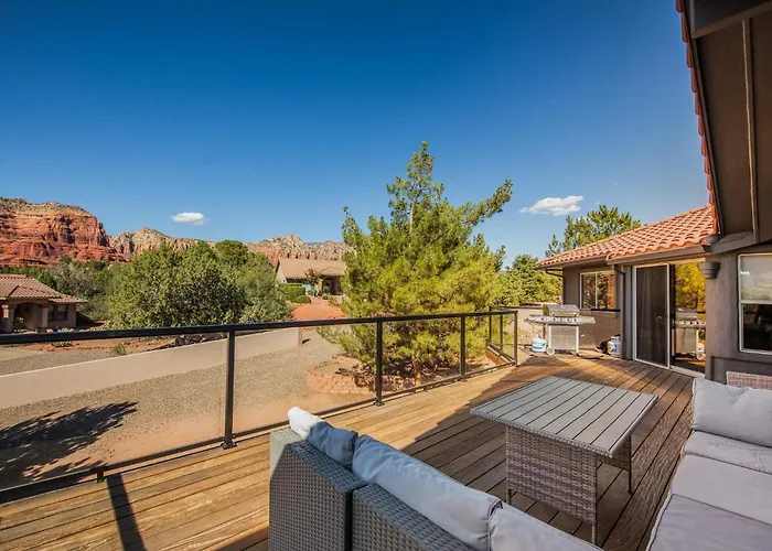 Stunner Hot Tub Red Rock Views * Sedona
